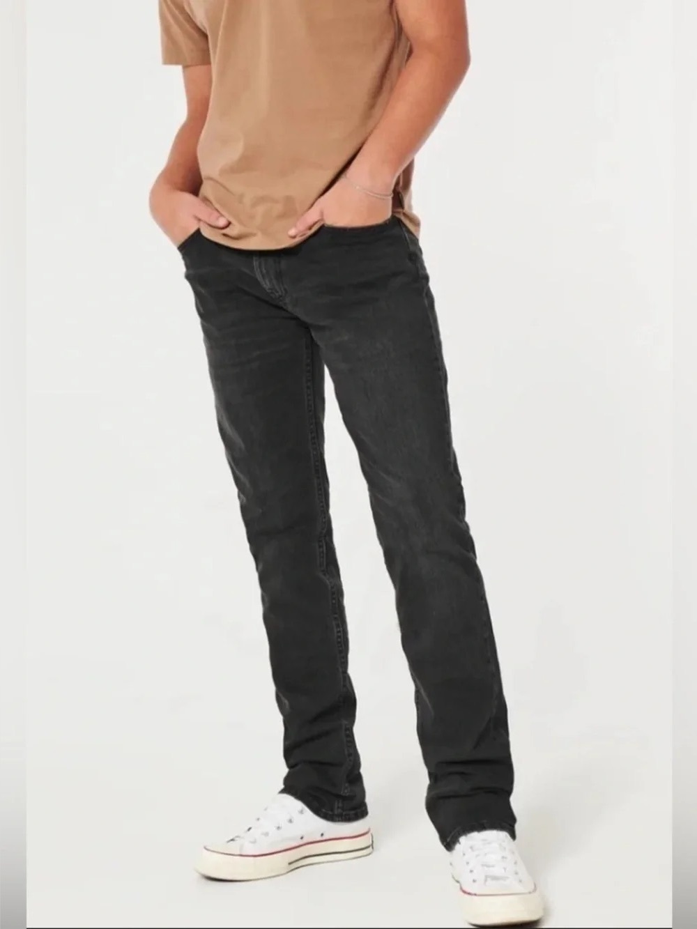 Hollister Men's Skinny Jeans in Washed Black | LIKE NEW!